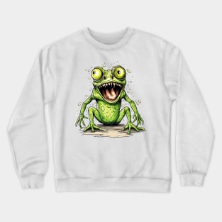 Creepy Frog Crewneck Sweatshirt